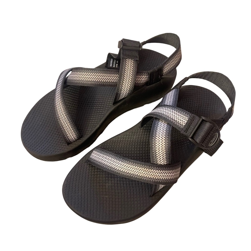 Chaco Z2 Men 9 Classic Outdoor Sport Hiking Sandal Black Grey Water Beach Pool